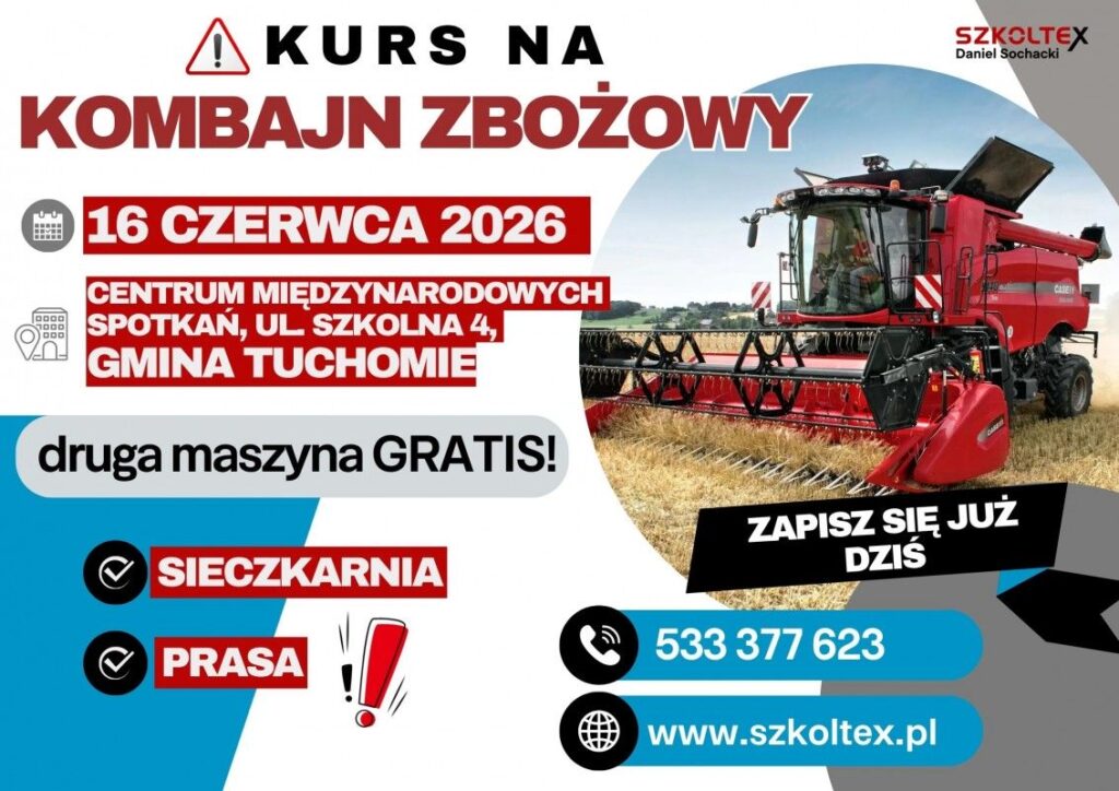 bytow szkolenie dla operatorow maszyn zniwnych