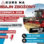 Szkolenie dla operatorów maszyn żniwnych. Gmina Bytów zaprasza mieszkańców